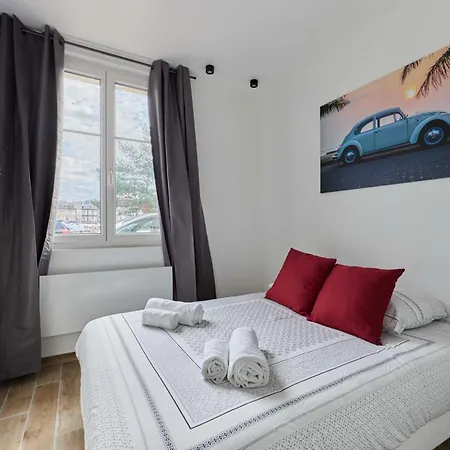 Beautiful Equipped In Downtown 4p 1br With Patio Apartment *